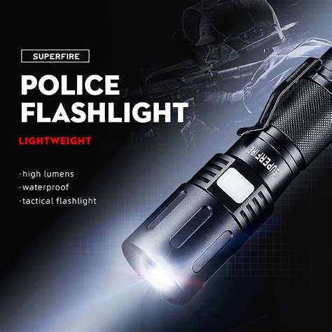 military tactical flashlights.